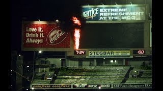 Remember when the MCG scoreboard caught fire? | Mars Moments | 1999 | AFL