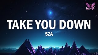 SZA - Take You Down (Lyrics)