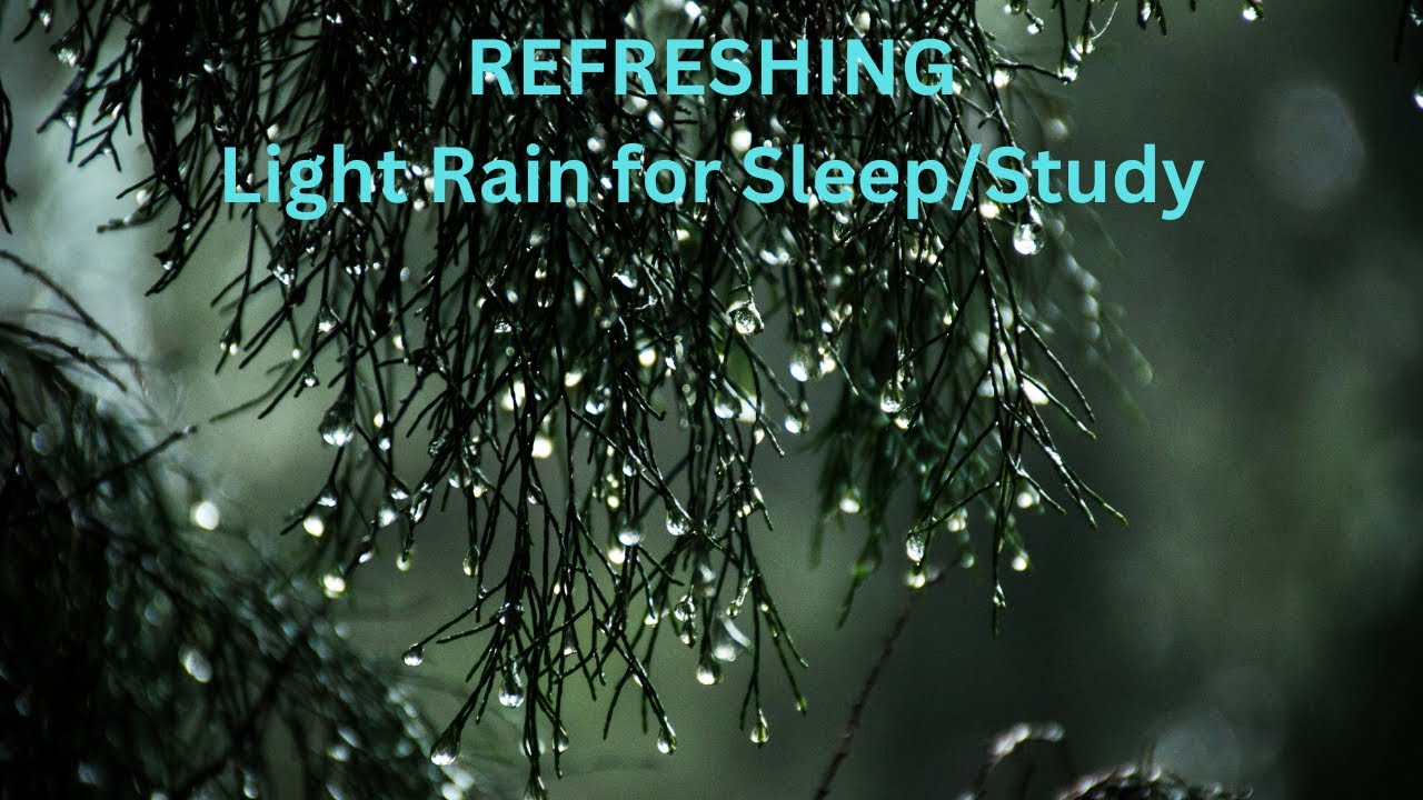 Driving Rain Sounds For Focus Concentration Study Sleep Youtube
