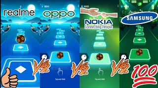 Tiles hop - Realme vs Oppo vs Nokia vs Samsung - @Smashgaming0 #oppo #realme #nokia #samsung