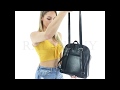 Convertible leather backpack crossbody bag | Brielle | Ralphany