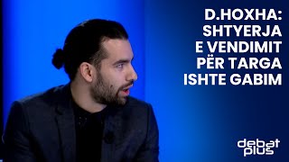 Dibran Hoxha: Shtyerja e vendimit për targa ishte gabim