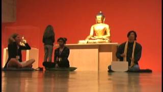 Michael Zheng Meditation Performance at Berkeley Art Museum