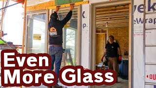 Now it's a Sunroom ☀️ All 8 Windows are Installed | Home Renovation & Addition Part 40