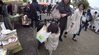 風に吹かれて街歩き　代官山蚤の市2018