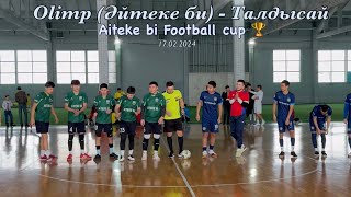 Olimp (Әйтеке би) — Талдысай  1:3 групповой этап Aiteke bi Football cup 2024 (17.02.24)