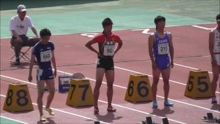 20170617 中国地区高校総体陸上 男子100m決勝