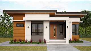 55 SQM - BUNGALOW HOUSE DESIGN