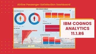 IBM Cognos Analytics 11.1.6 - Airline Passenger Satisfaction Dashboard Demo