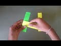 how to make a rotating paper fan origami