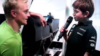 Caterham Unchained: Heikki's toughest interview, eye-controlled video gaming