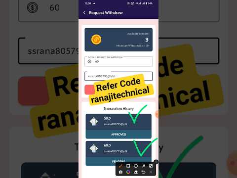 Zap Wallet Video Watch aplicación de ganancias Video Watch aplicaciones de ganancias Prueba de retiro #viralvideo #shorts