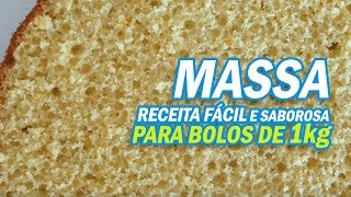 Receita Massa Para Bolos De 1kg