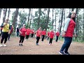 senam santuy DJ Gaun merah#viral