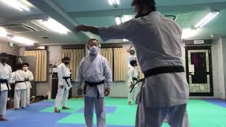 【伝統空手】 【香川政義師範から組手の追い突きを学ぶ】 【shotokan  karate】 【2021/2/23】 【Hitoshi Shibata】 【koumeican channel】