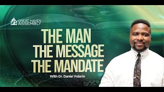 THE, THE MESSAGE, THE MANDATE 1ST SERVICE |Pastor (Dr.) Daniel Folarin | GHA REGINA|01-26-2025