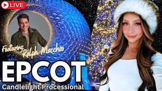 LIVE | NEW 2024 EPCOT Candlelight Processional with Ralph Macchio | Festival of the Holidays