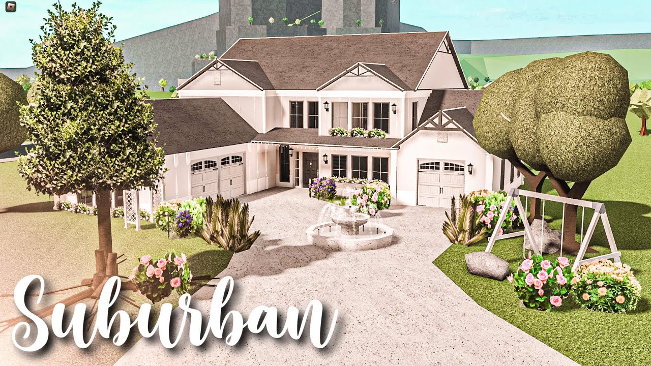Realistic Bloxburg House Bloxburg Realistic Suburban House