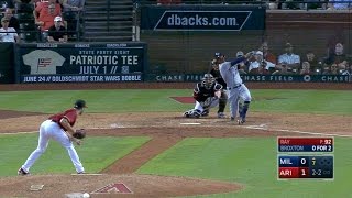 MIL@ARI: Watch Ray's 12 K's in 12 seconds