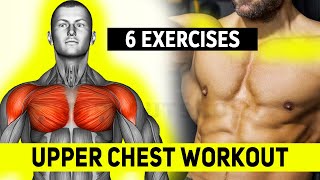 BEST 6 EXERCISES "UPPER CHEST" Workout