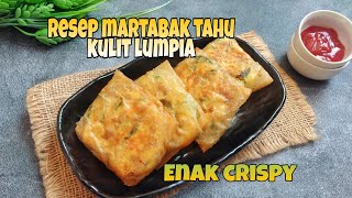 Resep martabak tahu kulit lumpia enak || the recipe for martabak tofu spring roll skin is delicious