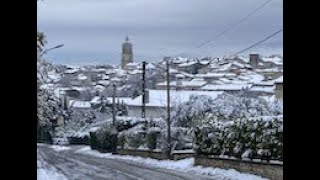 Les images de la neige à Manosque, Volx et Sainte-Tulle