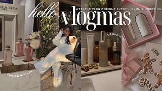 VLOGMAS 03: Perfume Event + GRWM + Advent Calendars + Unboxing PR + Giveaway boxes + more | iDESIGN8