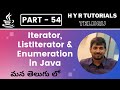 P54 - Iterator, ListIterator & Enumeration in Java | Collections | Core Java | Java Programming |