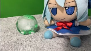 Cirno Freezes Frog - ( Touhou Fumo )