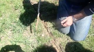 Checking the subsoiler depth