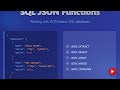 SQL JSON Functions: The Ultimate Beginner's Guide