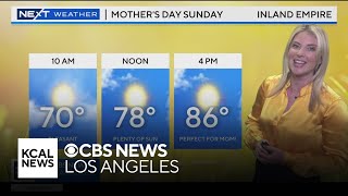 Here's a look at the weather for Mother's Day Weekend