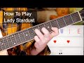 'Lady Stardust' David Bowie Acoustic Guitar Lesson