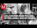 Presuntos Guardias Civiles roban casa en San Luis Potosí