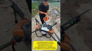 Agricultural drone spraying spreading sowing Agro Agri drone Farm drone sprayer different capacity