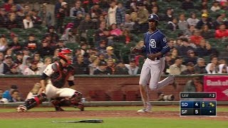 SD@SF: Wallace drives in Upton Jr. with an RBI single