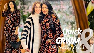 GRWM | Eastern Fit Check | #grwm #fashion #ootd #outfit #winter #black 🖤✨  ​⁠@nimrakhan.official 😙