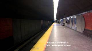 Montreal Metro: Station De L'Eglise [HD]