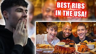 Brits try Memphis BBQ Ribs for the first time! BRITISH Reaction!