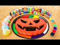 DIY - How to make Halloween Pumpkin with Orbeez & Cement, Giant Fanta and Coca Cola, Sodas vs Mentos