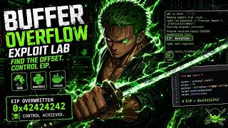 Buffer Overflow Lab: Finding the EIP Offset and Building a Pwntools Exploit