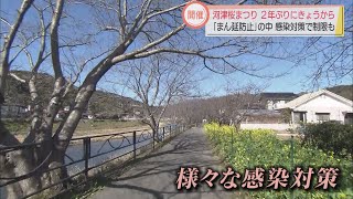 河津桜まつり2年ぶり開催　感染対策でライトアップはしばらくお預け　静岡・河津町