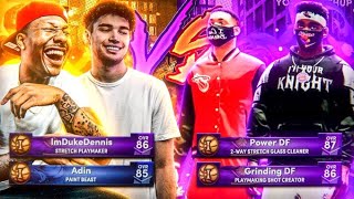 Duke Dennis And ADIN Pull Up On GRINDING DF, POWER DF And DOUBLE H! NBA 2K21 NEXT GEN! BEST BUILD!