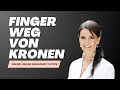 Finger weg von Kronen! Warum Kronen (meist) eine überflüssige Zahnamputation sind