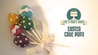 How to make Easter egg cake pops decorating cake pops cake decorating tutorials