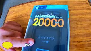 Best Power Bank in World | 3 in 1 Dany Spiro Fast Charging Power Bank in Pakistan | | Review Dany |