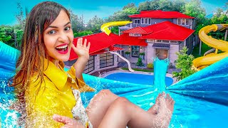 I built a WATERPARK in my HOUSE 😲 *OMG*