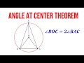 Angle at center theorem I OLYMPIAD I SAT I MCAT  I Xth  I GRE I Pre-Math I NSO | IMO | SOF