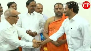 H. H. Sri Subudhendra Teertha Swamiji meets AP and Telangana Chief Ministers - 17.06.2019