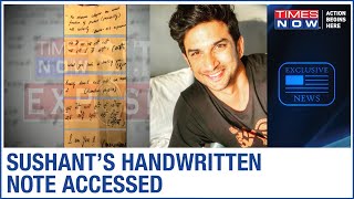 Sushant Singh Rajput's handwritten notes from his diary accessed; fails depression theory again